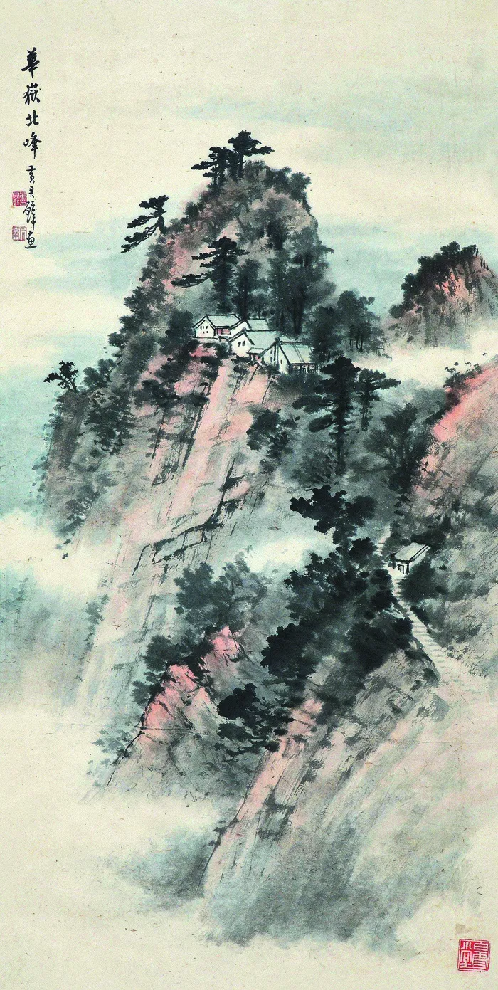 华山北峰图片