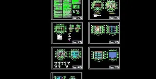 三层农村砖混结构别墅设计图带结构图...