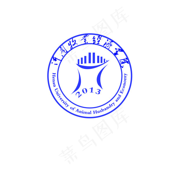 学校标志psd模版下载