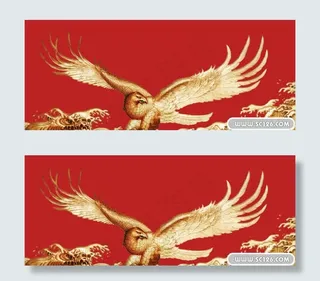 金雕老鹰大鹏展翅PSD素材