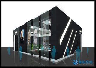 手表展示设计室外效果图图片
