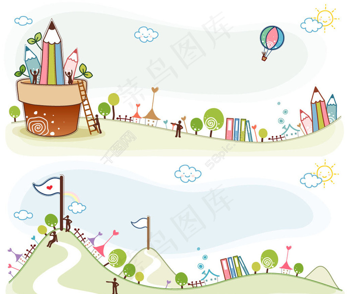卡通背景