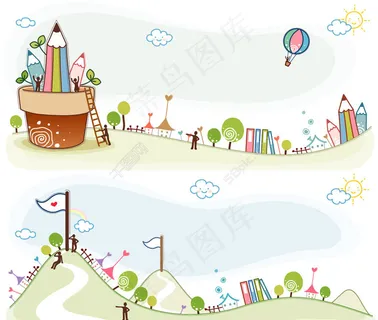 卡通背景