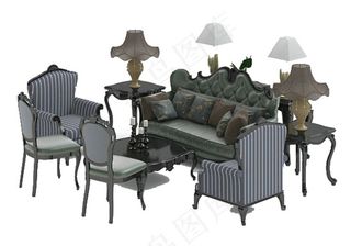 沙发模型模板下载