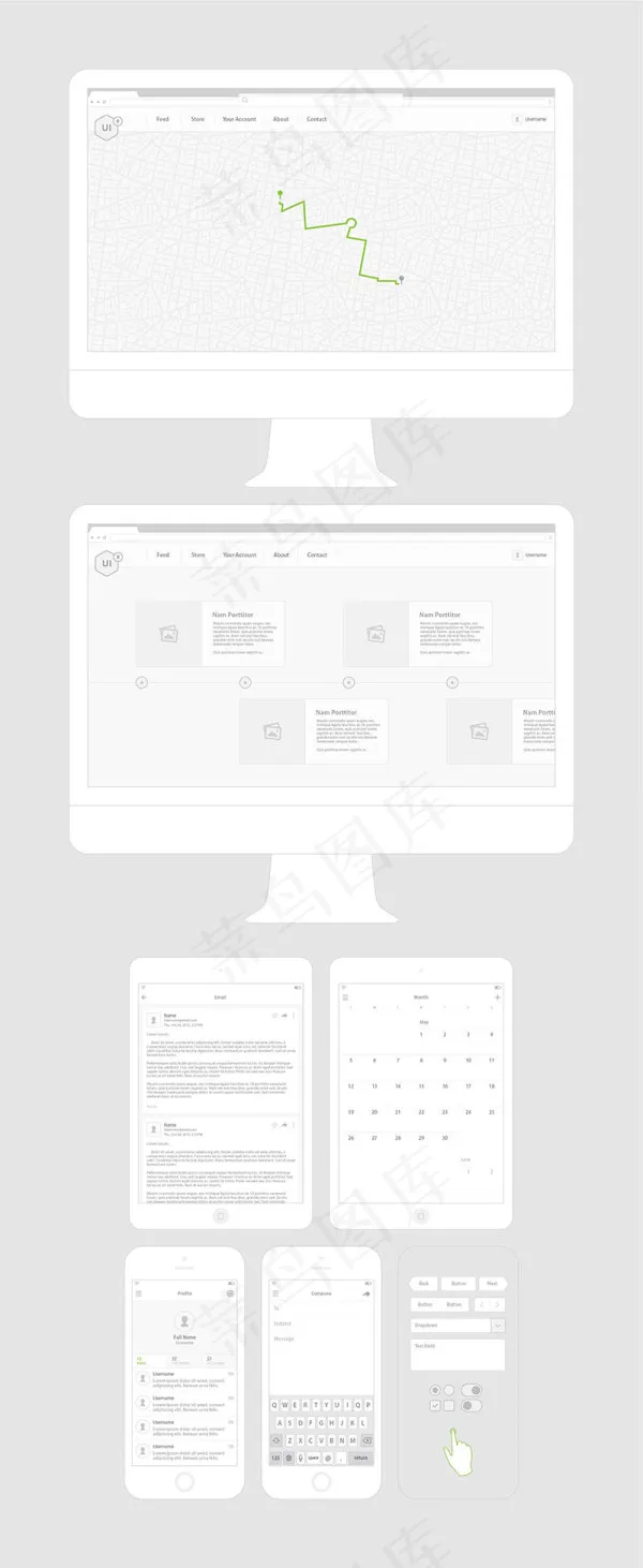 Wireframeai矢量模版下载