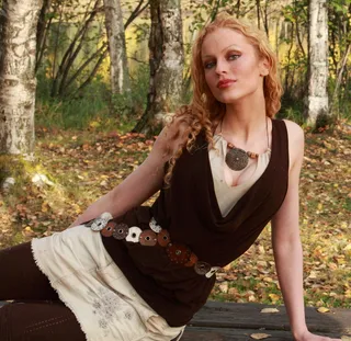 森林 草地 木板图片