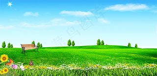 清新春天自然风景