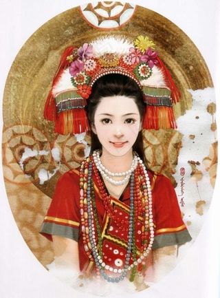 中华五十六个民族唯美