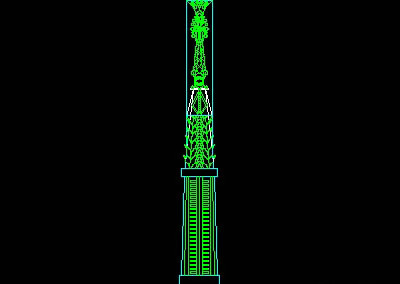 栏杆、柱子、雕花、门、装饰主题CA...