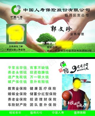 中国人寿名片