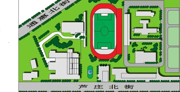 总平图图片psd模版下载