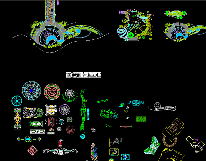 常用CAD景观图库