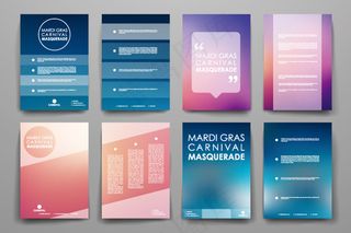 多边形单页画册