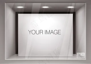 展示架灯光背景设计