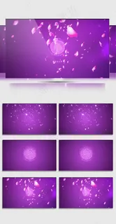 2018女王节紫色浪漫宣传视频模板