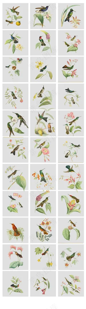 2017年高清免扣手绘PSD设计元...