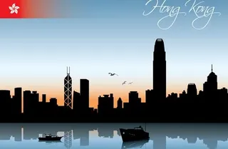 美丽的海滨城市风光矢量集05