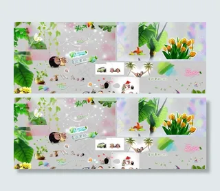 儿童模板素材图片