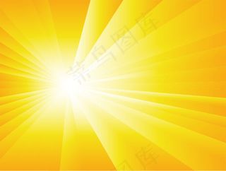 明亮的黄色太阳背景