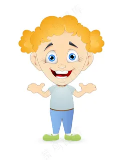 可爱逗人开心的动漫女孩