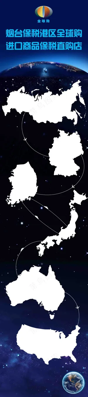 全球购宣传展板设计