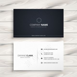 时尚名片设计模板矢量素材