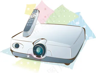 家用电器画稿矢量素材