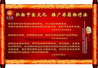 中医文化挂画图片