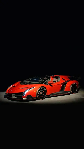 红色跑车高清摄影图片