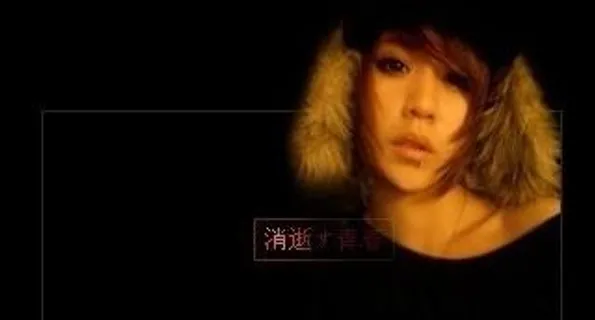 黑色文字美图素材 消逝 青春图片