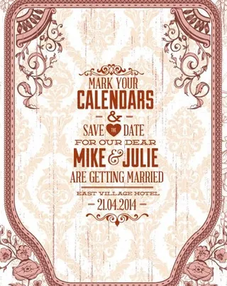 婚礼请柬背景图片