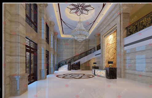 大堂效果图图片