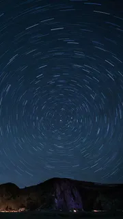 星空延时拍摄高清摄影图片 星空延时拍摄高清摄影图片