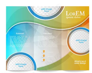 传单模板 三折页模板图片