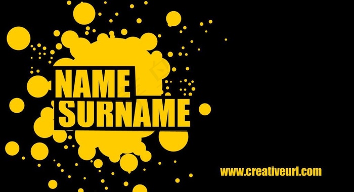 涂鸦个性名片图片