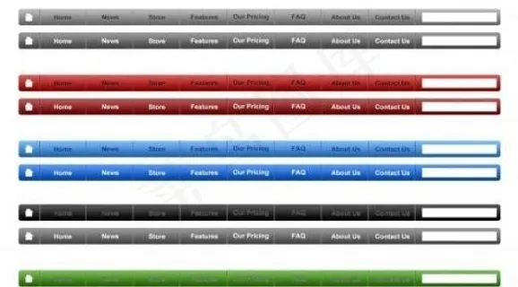 多彩网页菜单栏 下载