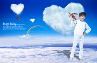 高清PSD分层素材玩具飞机