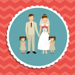 婚礼结婚广告海报素材矢量