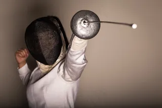 击剑运动的人物高清图片