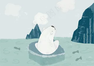 位图 psd 动物 熊 北极熊 免...