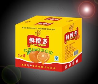 鲜橙多包装设计图片