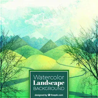 绿色背景矢量图