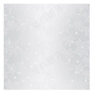 闪闪发光的银色圣诞雪花无缝图案的壁...