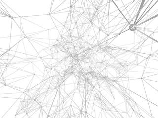 抽象点线科技背景元素png素材