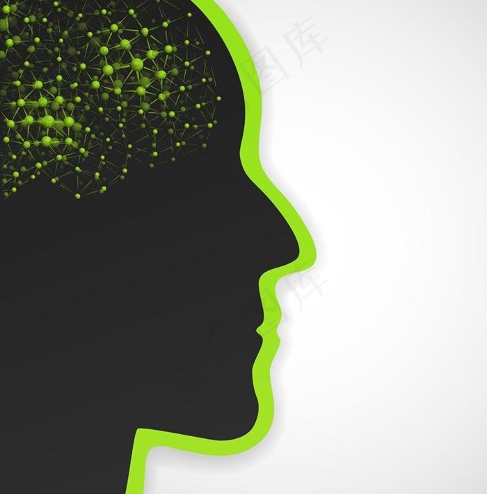 人类大脑图片eps,ai矢量模版下载