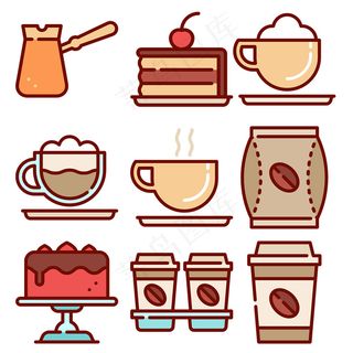 咖啡美食icon图标
