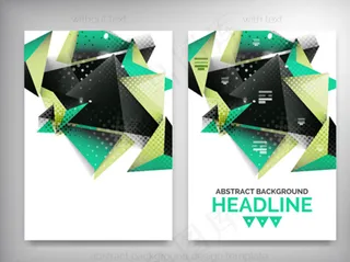 画册抽象几何图案图片