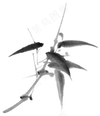水墨竹子