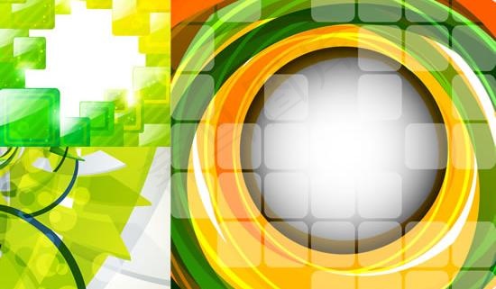 淡雅色彩透光背景矢量图 AIai矢量模版下载