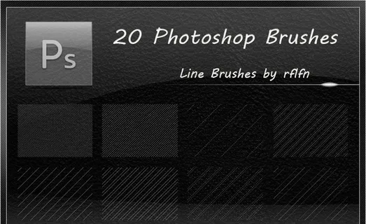 20款高清晰细纹抽丝笔刷